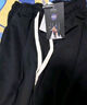 NASA GISS休闲裤男宽松保暖裤加绒厚款长裤子 黑色直筒加绒 (180/84A)XL 实拍图