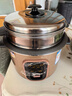 半球电饭煲家用老式 多功能便携宿舍小容量不粘内胆带蒸笼小型迷你电饭锅2-3-4人用 咖啡色不粘加厚胆(适用2-3人)下单配3件套 3L 实拍图