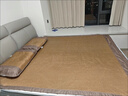洁丽雅天然艾草凉席藤席 家用夏季 双人单席 方格180x200cm【可折叠】 实拍图
