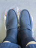 强人商务休闲男鞋通勤皮鞋舒适羊皮一脚蹬驾车鞋 JDA351334 黑色 42码 实拍图