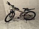 凤凰（Phoenix）可折叠山地车自行车成人男女新款式学生12到18岁变速越野软尾单车 辐条轮/折叠双避震【密封全轴承】钢架肖灰 26寸-27速【身高158-188cm】 实拍图