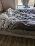 海澜之家（HLA）牛奶绒四件套防静电高端双面亲肤珊瑚绒床单被套简约风床品套件 渐变风暮雪 四件套 床单款 被套2*2.3m 床单2.3*2.5m 实拍图