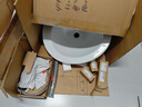 箭牌（ARROW）陶瓷洗手盆立柱盆 浴室洗手间立式洗手盆台盆阳台家用小户型 【D款】小号立柱盆【含镀铬龙头配件】 实拍图