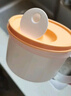特百惠（Tupperware）宝宝儿童辅食碗可微波碗婴儿分装储存辅食工具保鲜盒460ml 活力橙 实拍图