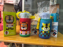 虎牌（TIGER）【京东限定】儿童保温杯学生吸管便携水杯一杯双盖小狮子600ml 实拍图