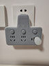 【京东物流】正品纯铜插座转换器小米同款USB多功能插排插线板夜灯插座转换器带时钟分控开关 3开关 【USB款+防雷】 实拍图