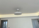 欧普（OPPLE）风扇灯吊扇灯遥控LED照明Ra95餐厅卧室吊灯变频低噪包安装 冰风白 实拍图