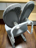 益威（EIEV）儿童学习椅可升降学生椅子儿童写字椅儿童小学生座椅电脑椅可调节 升降脚踏+9cm追背+手摇加高款-灰 实拍图