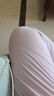 顶瓜瓜顶呱呱睡衣女士纯棉春夏圆领长袖可外穿家居服套装女 藕荷粉 180 实拍图