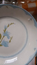 【摩登主妇同源】蓝百合碗盘餐具家用米饭碗盘子菜盘汤碗面碗鱼盘 8英寸深盘 实拍图