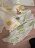 婧麒包屁衣婴儿春夏季薄款连体衣新生儿衣服宝宝三角爬服透气夏装 太阳+绿树【两件装】 52cm 实拍图