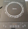 美的（Midea）电磁炉电陶炉 2200W大功率家用猛火爆炒耐用面板八档火力纤薄电磁灶火锅炉国家补贴 C22-RT22E01 实拍图