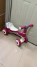 儿童平衡车1-3岁宝宝滑行车溜溜车学步车扭扭车三轮车礼物玩具 草莓红 升级款 声光音乐+水壶架 实拍图