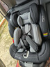 初婴贝儿童安全座椅汽车用0-4-12岁婴儿宝宝车载可坐可躺i-Size通风加热 豪华版黑+175°躺+支撑腿+遮阳棚 实拍图