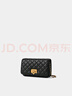 CHARLES&KEITH经典菱格链条小方单肩斜挎包包女包生日礼物CK2-70160131 Black黑色 小包 实拍图