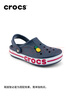 卡骆驰（CROCS）洞洞鞋贝雅卡骆班轻便耐磨一脚蹬休闲鞋|205089 深蓝/辣椒红-4CC 44 (280mm) 实拍图
