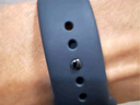 Apple/苹果 Watch SE 智能手表GPS款44毫米银色铝金属表壳丹宁色运动型表带M/L MXFC3CH/B 实拍图