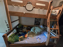 全友家居 实木高低床青少年原木风上下铺床家具1.2米100101986182 实拍图