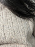 优衣库【狂欢价】女装可机洗纽花针织连帽套头衫/478871 33 卡其色 XL /165/92 实拍图