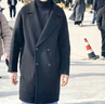HLA海澜之家大衣男轻商务经典平驳领纯羊毛外套男冬季 实拍图