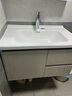 九牧王世家太空铝蜂窝浴室柜组合陶瓷一体盆洗漱台奶油风铝合金洗手盆洗脸盆 全铝柜71CM【奶油风/双抽屉】#不配镜子 实拍图