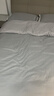 海澜之家（HLA）床上三四件套纯棉水洗棉麻裸睡亲肤床上用牛奶绒床单床笠被套被罩 【速干不缩水】A类裸睡-奥丁灰 四件套被套2*2.3m 床单款 2.3*2.45 实拍图