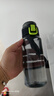 希乐（cille）塑料水杯tritan男女学生大容量便携户外运动健身随手杯子灰600ml 实拍图
