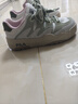斐乐（FILA）斑斓鞋ROSETTA女鞋板鞋新款面包厚底鞋复古休闲鞋 灰白/奶油黄绿-ML 36.5 实拍图