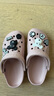 卡骆驰（CROCS）洞洞鞋贝雅男鞋女鞋轻便耐磨一脚蹬拖鞋休闲鞋|10126 矿石粉-6TY 39 (240mm) 实拍图