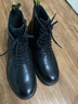 百丽潮搭马丁靴男冬季商场同款舒适真皮英伦风休闲靴92267DD0预售 黑色8孔（内增高）-A0924 40 (250mm) 实拍图