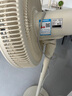 美的（Midea）电风扇 家用风扇落地扇 立式轻音节能强风电扇 宿舍降温循环柔风自然风桌面 【可拆洗】遥控+触屏SAH35MKL 实拍图