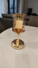 赟娅520水晶欧式浪漫餐桌蜡烛台烛光晚餐复古家用玻璃金色装饰品摆件 轻奢水晶烛台矮款【搭配蜡烛】 实拍图