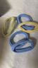 海盐蓝发绳发绳发圈头绳简约扎高马尾皮筋少女可爱头饰无缝高弹力 10根（opp袋包装）【蓝白混色】 实拍图