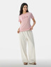 GAP女装2025夏季新款纯棉彩色胶印logo短袖T恤常规休闲上衣765994 粉色 XL (175/92A) 亚洲尺码 实拍图