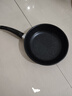 【亏本清仓】韩式麦饭石色不粘锅平底锅铁锅电磁炉不带盖 黑色小煎锅 16cm 实拍图