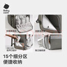 babycare妈咪包多功能轻便手提包大容量时尚外出双肩包遛娃  云黛粉大号 实拍图