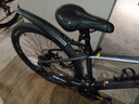JEEP吉普山地车自行车双碟刹变速减震镁合金成人通勤越野山地车-MX100 薄墨灰【轻量高颜值镁合金车架】 27.5寸（适合身高160-185CM） 24速-日常通勤【加粗减震前叉】 实拍图