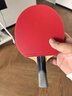 蝴蝶（Butterfly）蝴蝶乒乓球拍8星级802芳碳进攻型蓝海绵双面反胶蝴蝶王横拍/长柄 实拍图