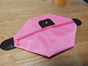 骑行便携收纳包化妆包旅行用品水饺包婴儿推车收纳袋大容量防水 玫红一个装 实拍图