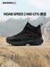 迈乐（Merrell）运动户外MOAB SPEED 2GTX高帮男女款防水防滑轻量越野徒步鞋 J037501黑色男 43 实拍图