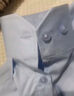 帝宾泽大码白衬衫男长袖加肥加大胖子宽松商务免烫抗皱竹纤维弹力衬衣 实拍图
