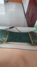 艾草颈椎枕头电加热敷骨头枕护颈枕艾灸助睡眠家用糖果枕冬病夏治 【热敷款】绿色水晶绒骨头枕（四档调温） 约20×50cm 实拍图