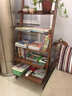 少城客全实木书架家用落地置物架客厅多层书本收纳架卧室靠墙梯形展示架 胡桃色-45cm【送货上门】 实拍图