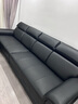 酷比得功能极简新款钢琴键真皮沙发客厅小户型北欧简约现代免洗直排沙发 直排四人位【3米】 【接触面】S级头层牛皮 实拍图