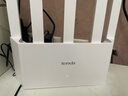 Tenda腾达路由器【千兆WiFi6+穿墙王】无线AX3000信号增强家用放大器Mesh国家补贴金榜一名云霄白立式 实拍图