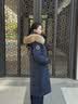 波司登反季极寒鹅绒男女连帽超长款毛领商场同款新年红羽绒服 实拍图