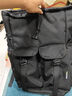 ACROSS双肩包男女背包大容量电脑包休闲旅行包时尚背包潮流学生情侣书包 黑色 实拍图