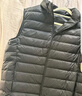 雪中飞秋冬新款男式轻薄羽绒服马甲基础男士短款羽绒秋马甲 黯青色|5089 3XL 190/108A 实拍图