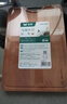 双枪乌金檀木整木菜板 百年龄砧板家用切菜案板抗菌实木菜板40*28*3 实拍图