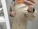 名创优品（MINISO）美式飞行夹克男士秋冬新款潮牌宽松休闲工装棉服外套男大码派克服 【斜纹拼色夹克】卡其 -秋款 M /170(体重100-120斤) 实拍图